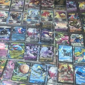 Pokemon Card Lot 120 OFFICIAL TCG Cards + 5  Ultra Rare | VMAX EX VSTAR OR V!